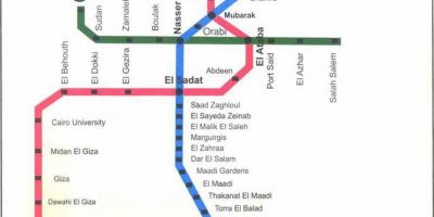 Kairoko metroa mapa