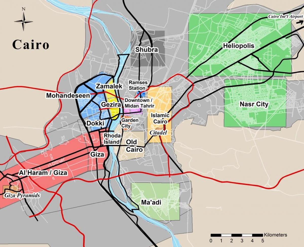 Mapa dokki cairo