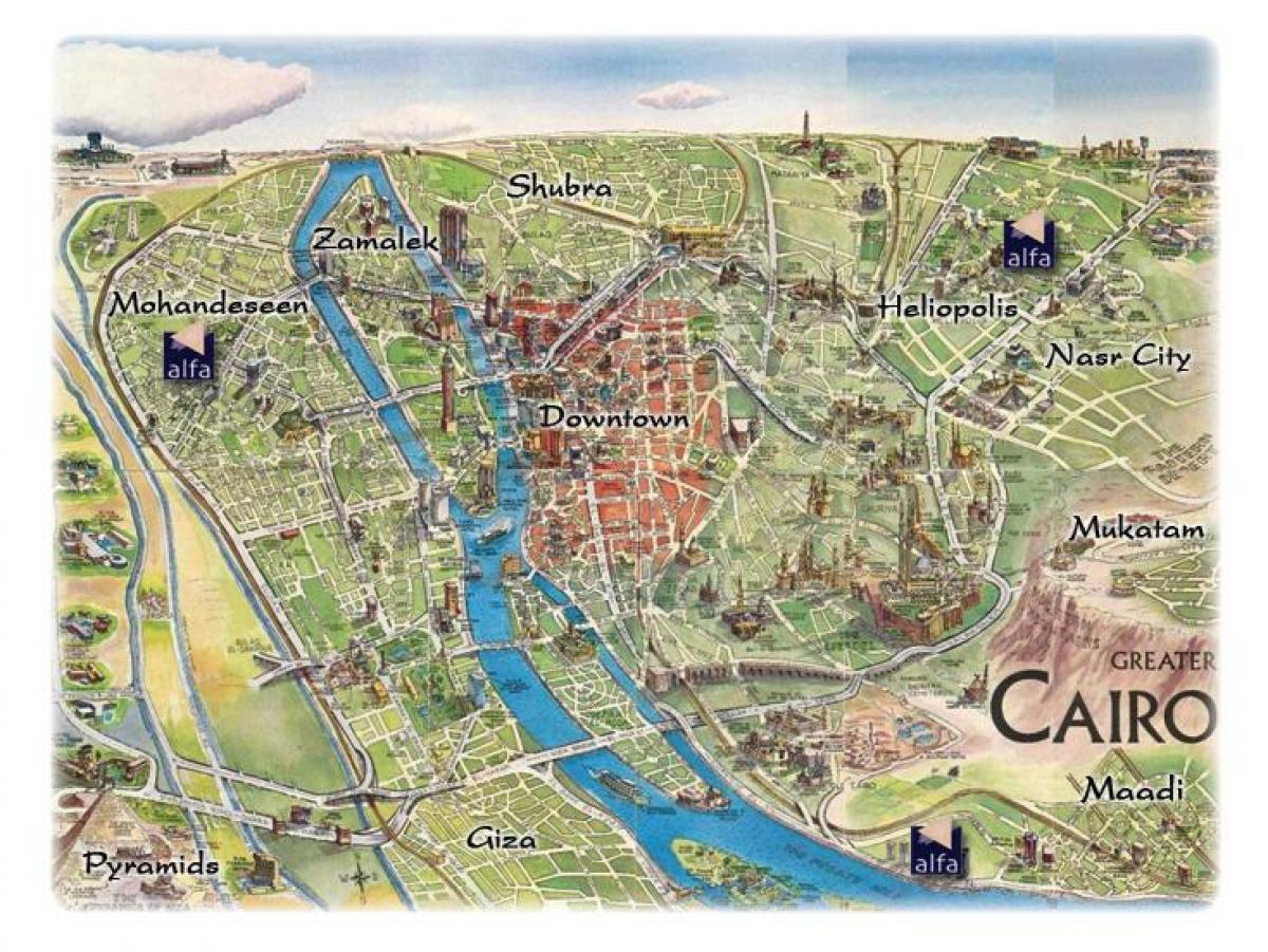 Mapa mohandeseen cairo