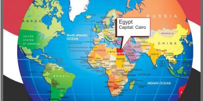 Kairoko kokapena munduko mapa