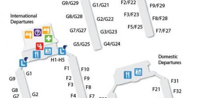 Mapa kairoko aireportuko terminal