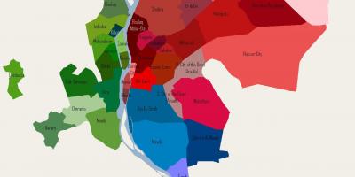 Kairoko auzo mapa